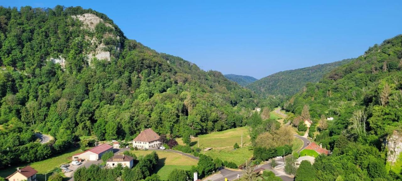 Moulin De La Cuse - L'Ilote Panzió Cusance Kültér fotó