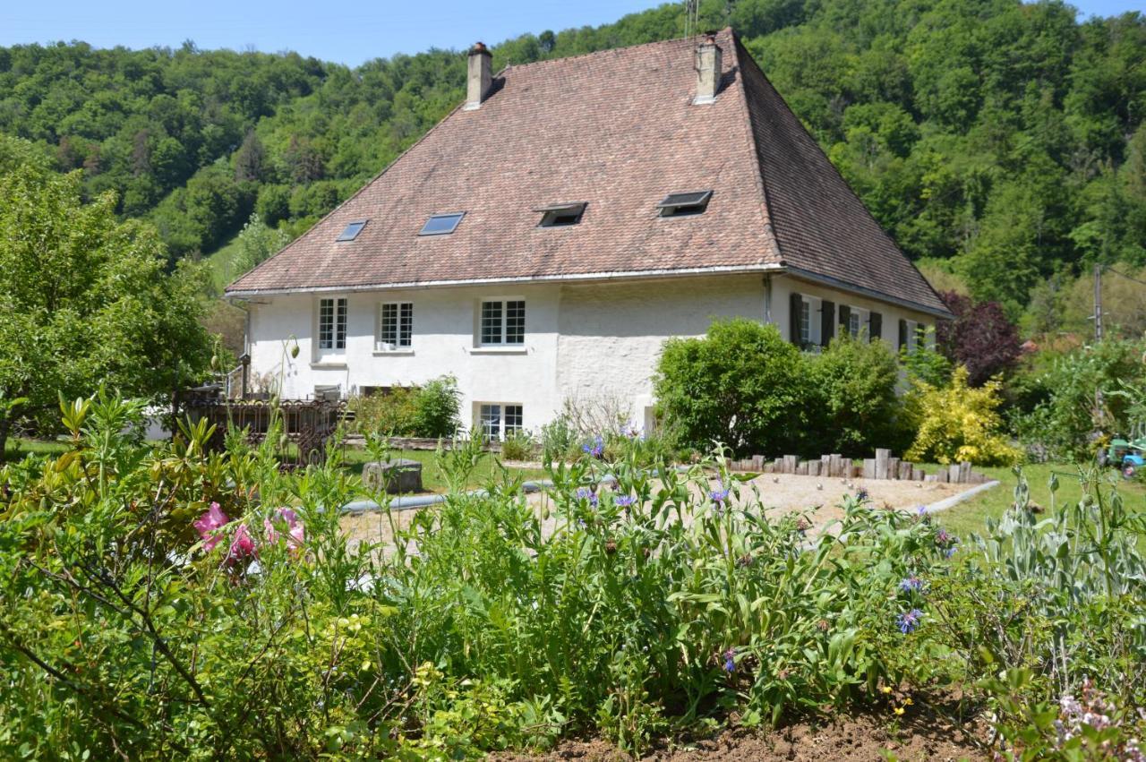 Moulin De La Cuse - L'Ilote Panzió Cusance Kültér fotó